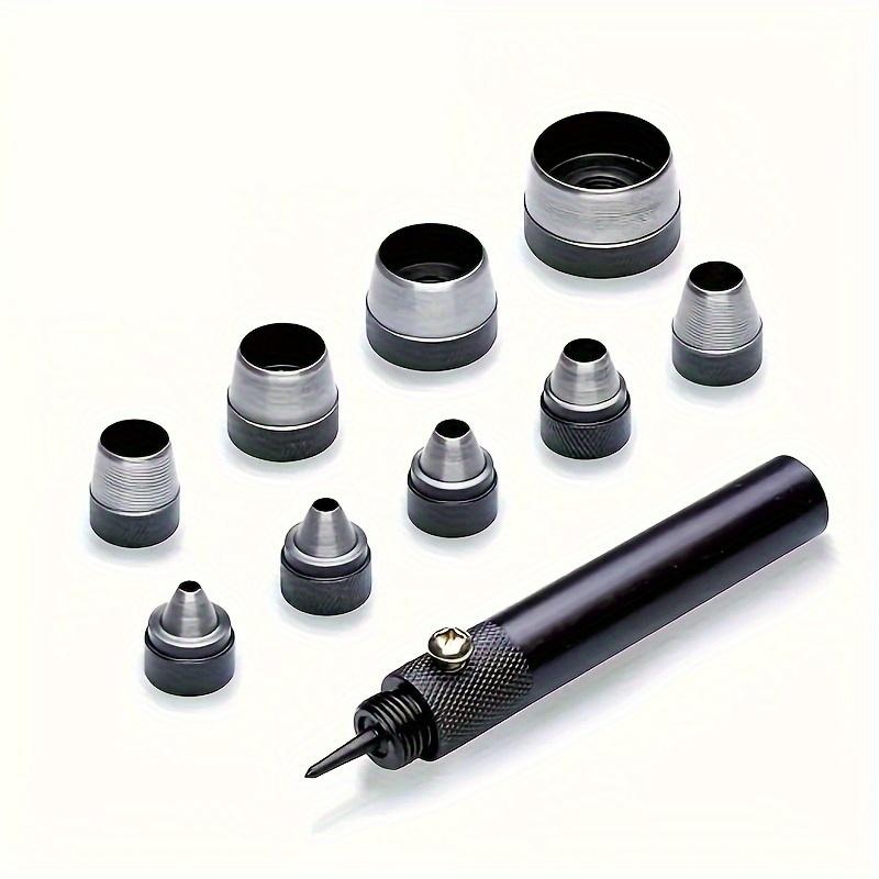 Leatherwork Hole Punch - Ensemble de 10 poinçons creux robustes
