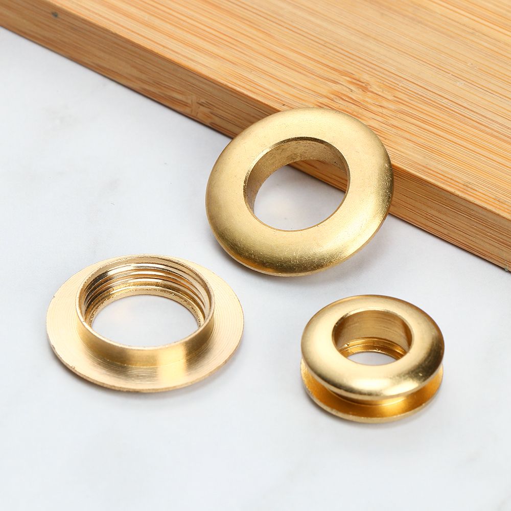 Leatherwork Eyelets - Œillets en laiton durable avec rondelle,