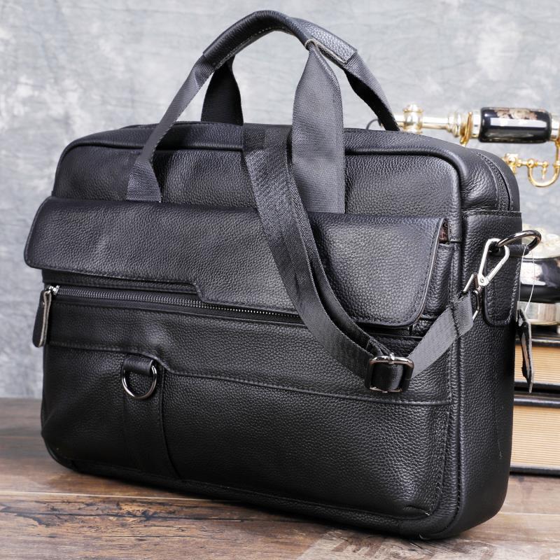 Leather Work Handbag - Grand sac à main en cuir