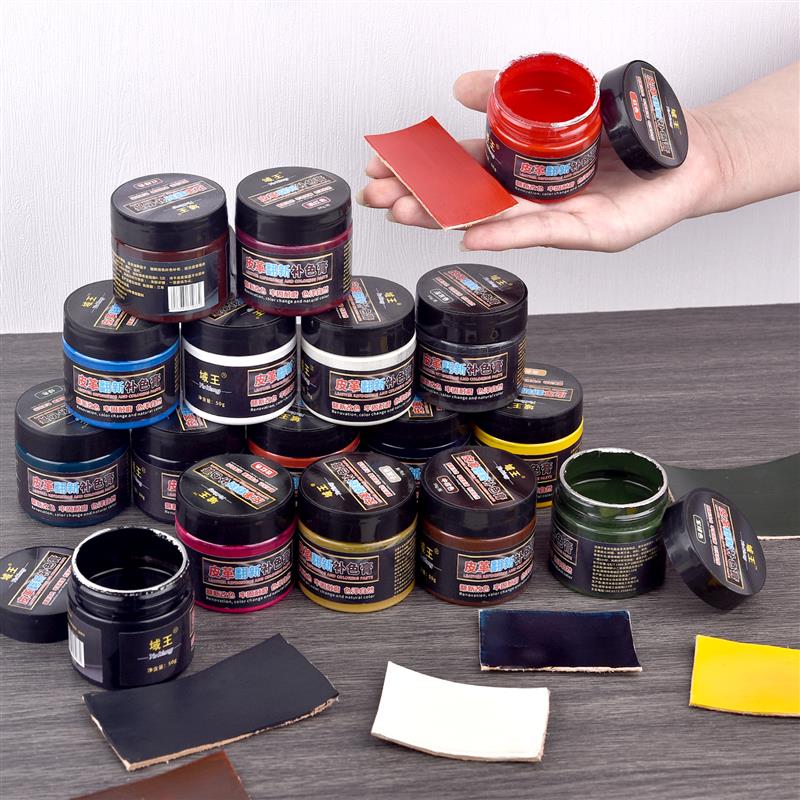 Leather Dye Finish - 50ml acrylique cuir réparation peinture Pigment