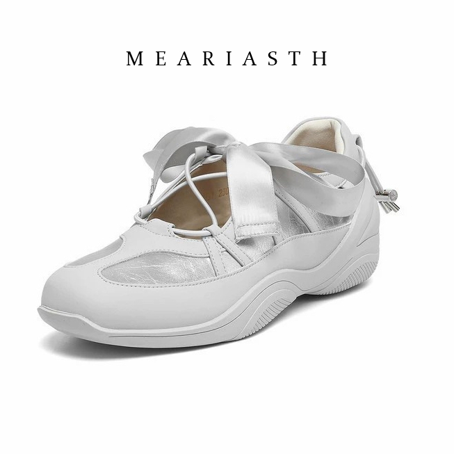 Leather Work Flats Women - Chaussures plates Mary Jane pour femmes,