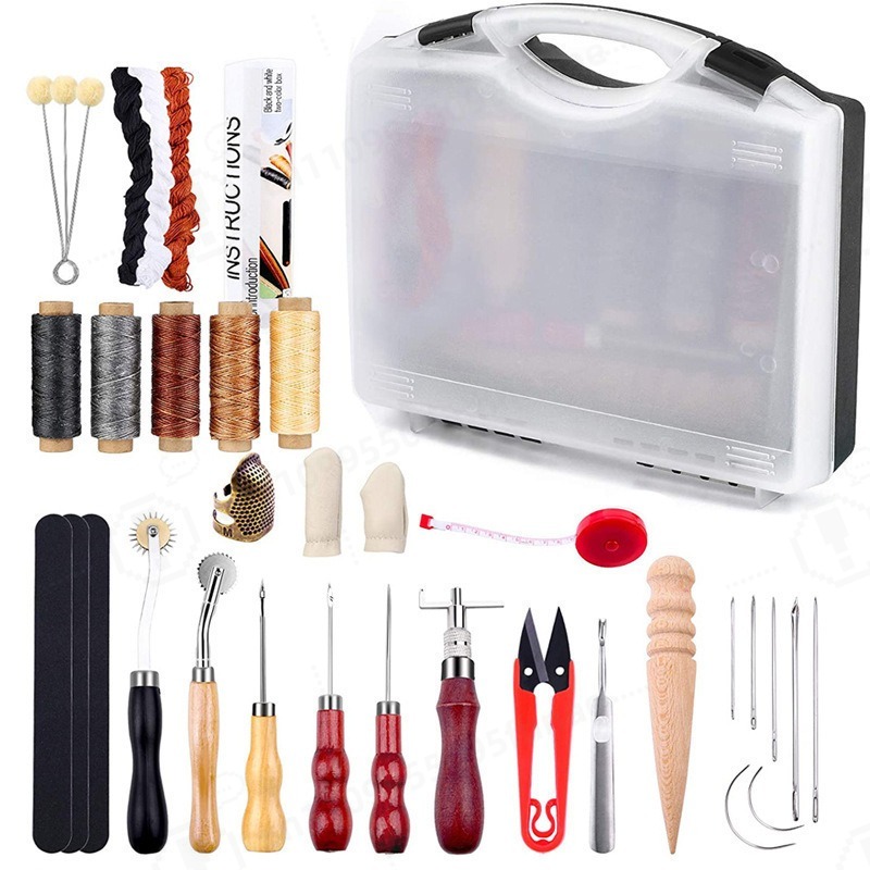 Leatherwork Hole Punch - Kit d'outils de couture manuelle pour