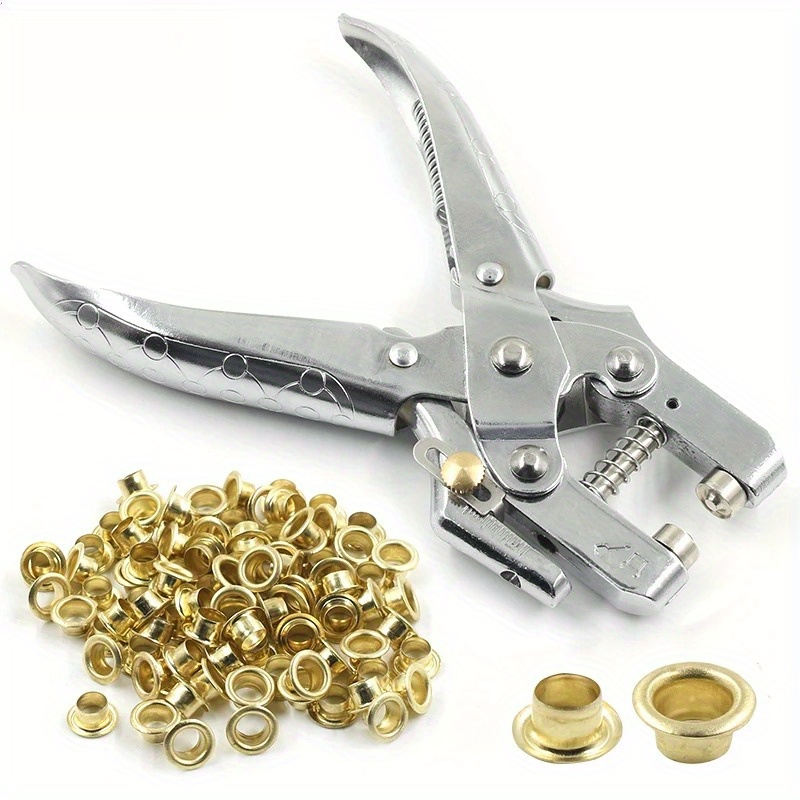 Leatherwork Hand Press - Kit de pinces à œillets à