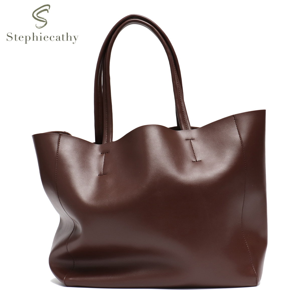 Leather Work Handbag - Sac à main fourre-tout de grande