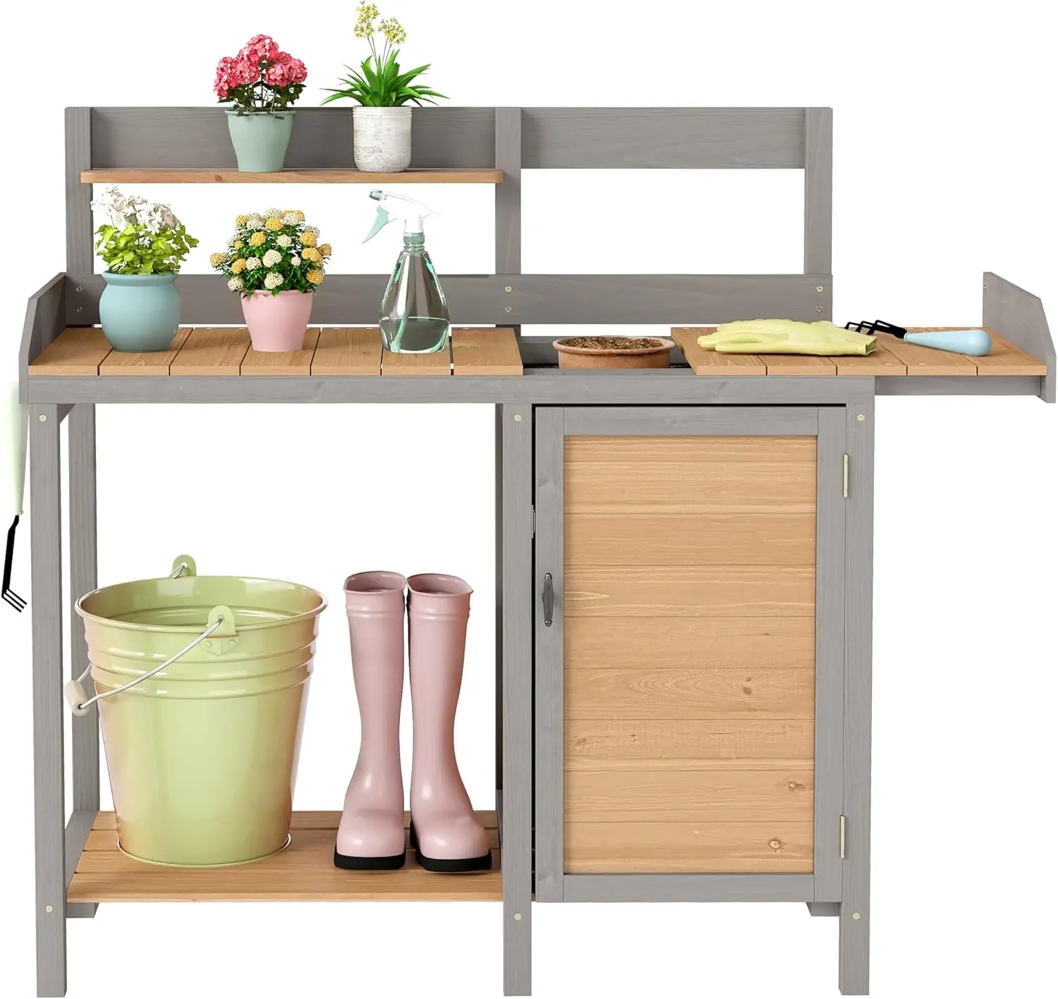 Leatherwork Bench - Table de travail en bois pour