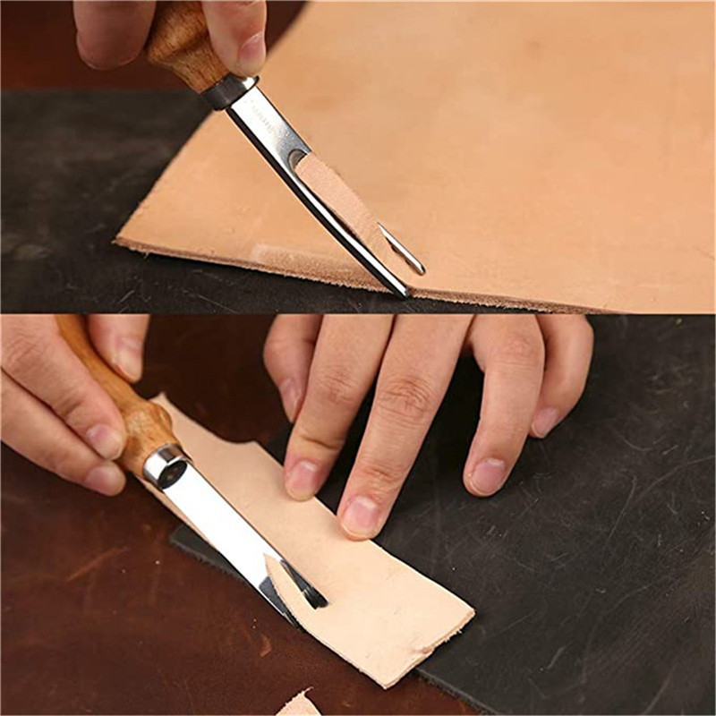 Leather Edge Beveler - Pratique artisanat du cuir bord biseauteur