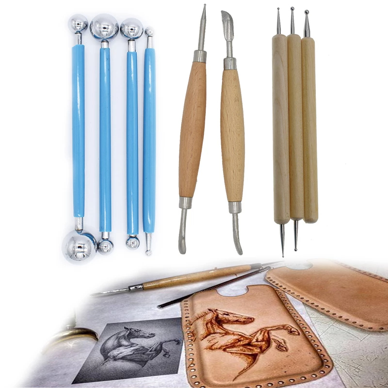 Leatherwork Hand Press - Ensemble d'outils de travail de spéléologie