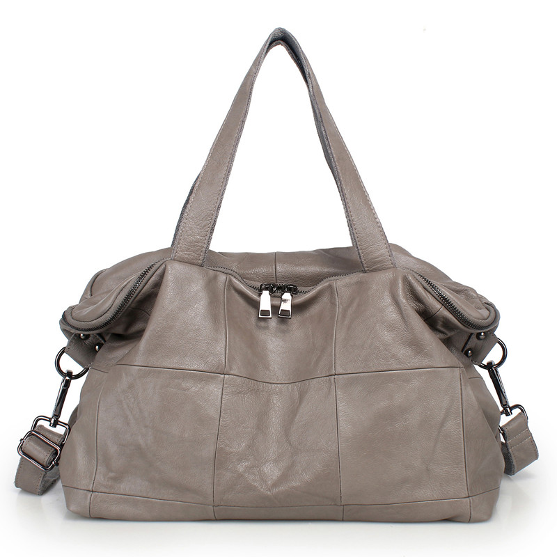Leather Work Handbag - Sac fourre-tout de grande capacité pour