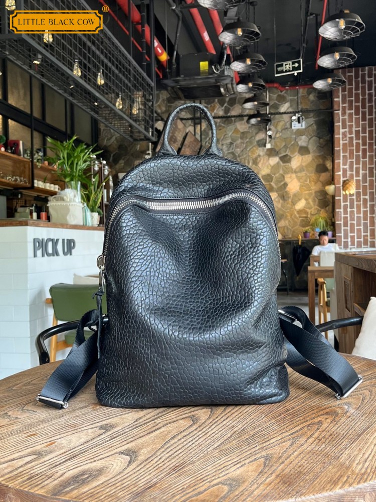 Sac à dos décontracté en peau  - Leather Work Backpack avis et prix