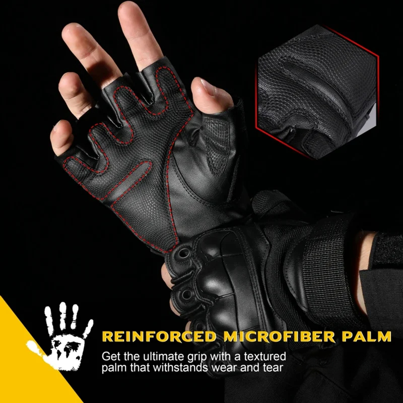 Gants tactiques en cuir PU pou - Leatherworking Items avis et prix