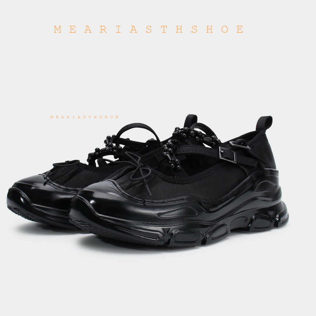 Chaussures plates Mary Jane po - Leather Work Flats Women avis et prix