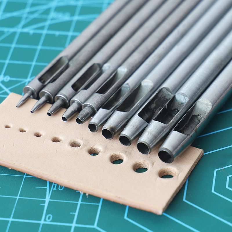 Kit de 10 poinçons rotatifs po - Leatherwork Hole Punch avis et prix