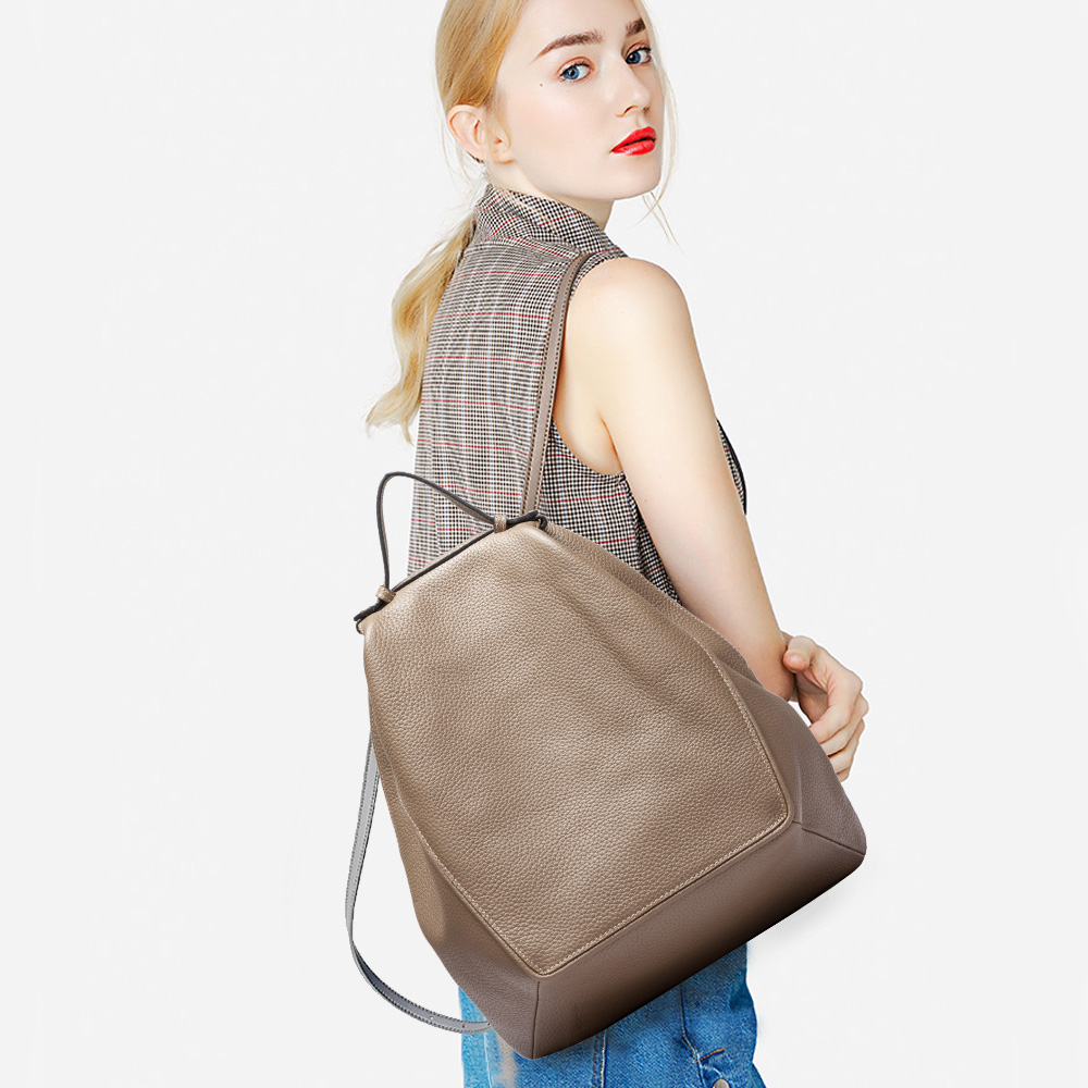 Zency femmes 100% en cuir véri - Leather Work Backpack avis et prix