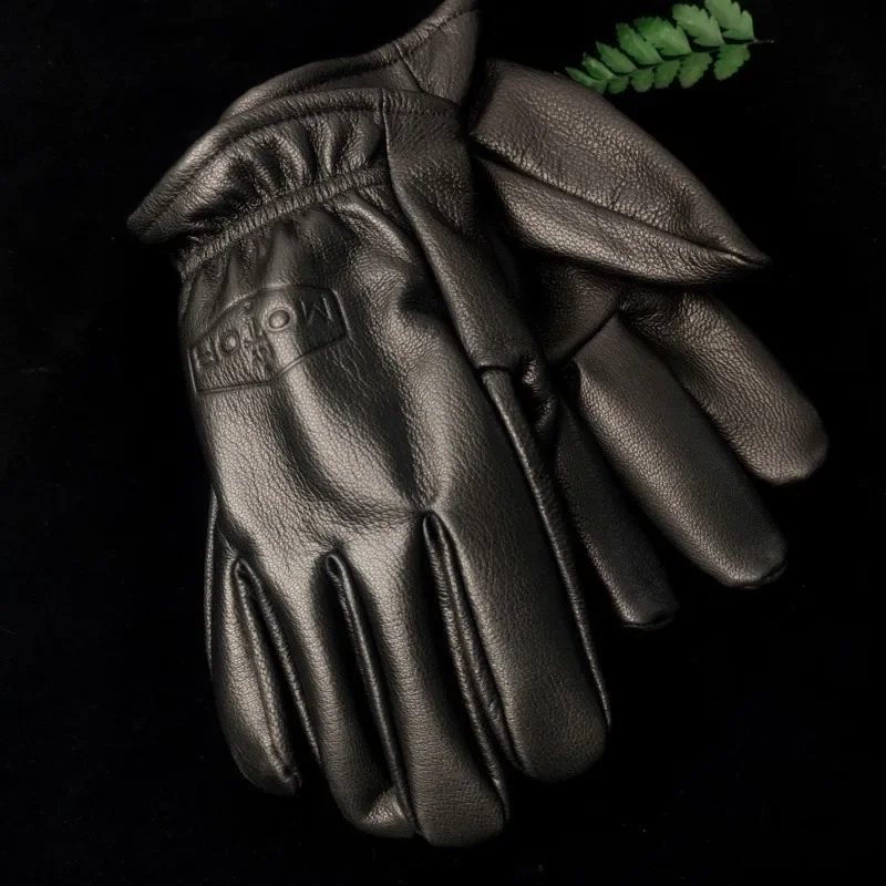 Gants de moto en cuir de vache - Leatherworking Items avis et prix