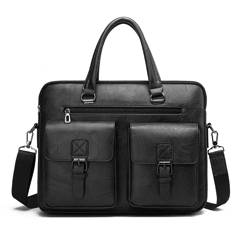 Marque de luxe homme mallette  - Leather Work Handbag avis et prix