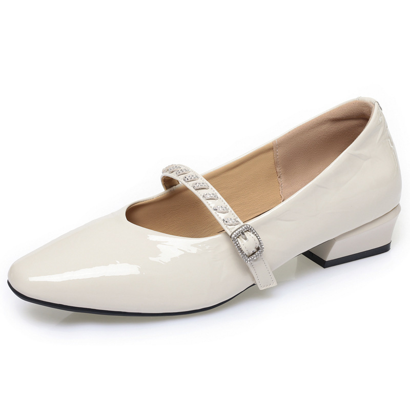 Chaussures Mary Jane en cuir v - Leather Work Flats Women avis et prix