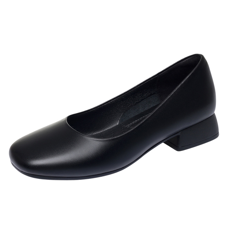 Chaussures plates confortables - Leather Work Flats Women avis et prix
