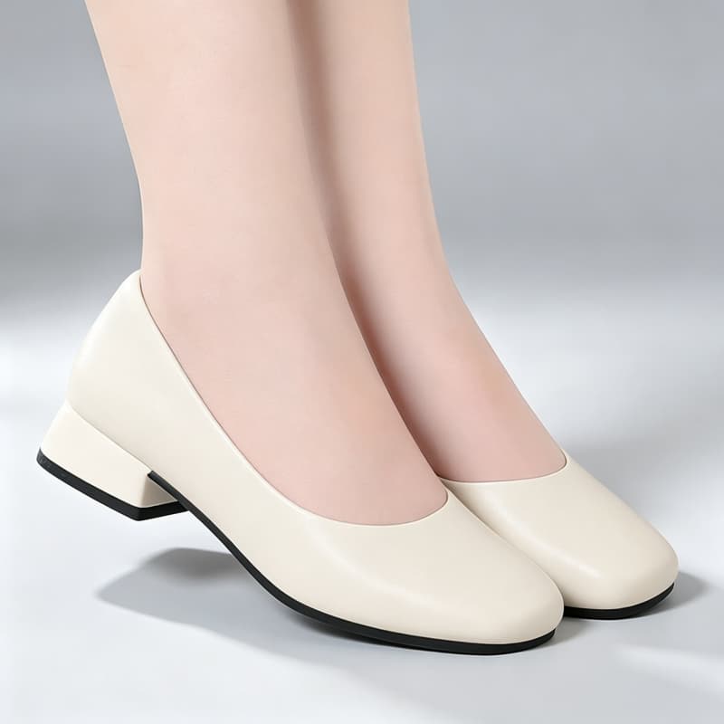 Chaussures plates confortables - Leather Work Flats Women avis et prix