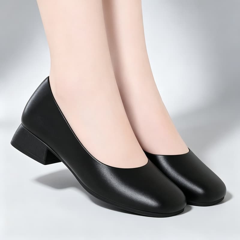Chaussures plates confortables - Leather Work Flats Women avis et prix