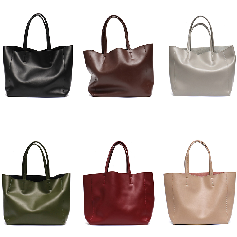 Grand sac fourre-tout minimali - Leather Work Handbag avis et prix