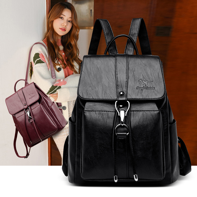 Sac à dos antivol en cuir de g - Leather Work Backpack avis et prix
