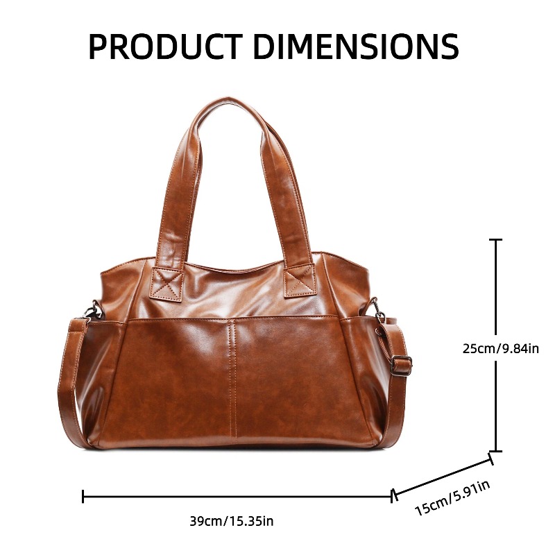 Sac à main rétro en cuir soupl - Leather Work Handbag avis et prix