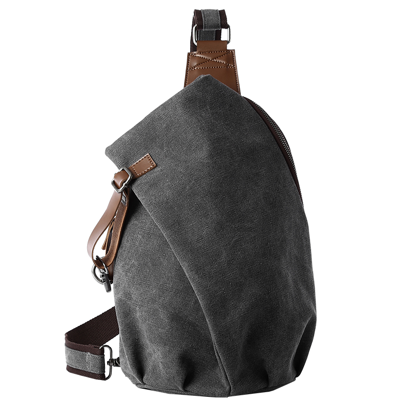 Sac à bandoulière en toile rét - Leather Work Backpack avis et prix