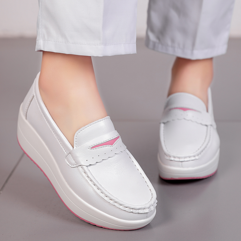 STRONGSHEN femmes plate-forme  - Leather Work Flats Women avis et prix