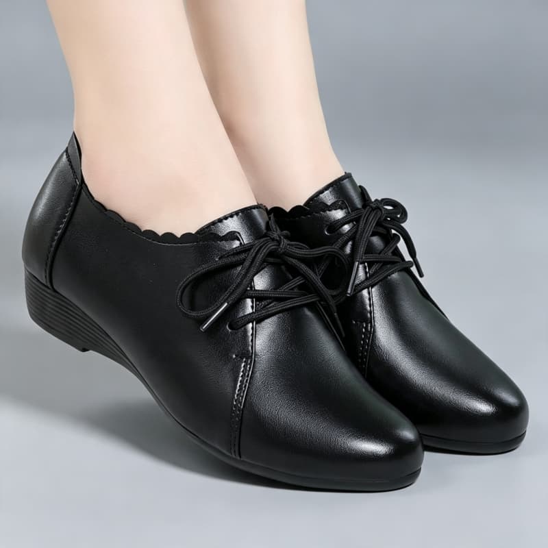 Chaussures Oxford Confortables - Leather Work Flats Women avis et prix