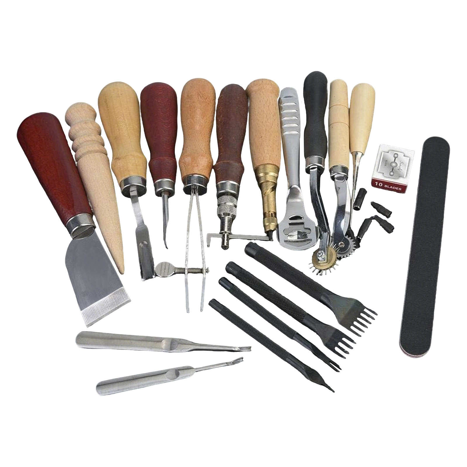 Outils pour le cuir, kit de 19 - Leatherwork Hole Punch avis et prix