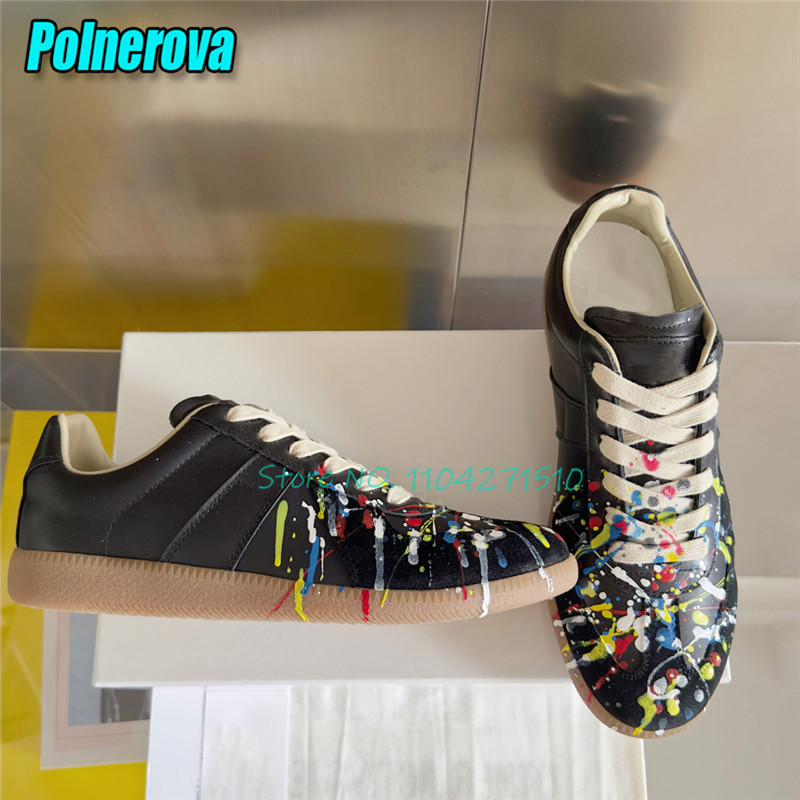 Baskets décontractées d'été po - Leather Dye Finish avis et prix