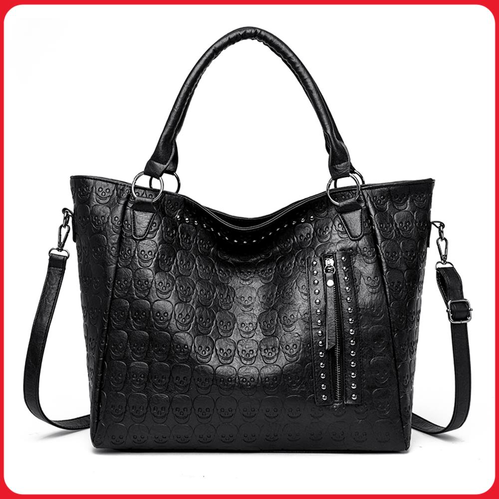 Sac bandoulière Punk Skull en  - Leather Work Handbag avis et prix