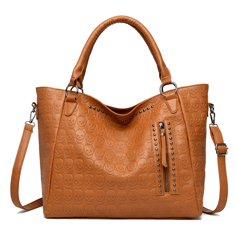 Sac bandoulière Punk Skull en  - Leather Work Handbag avis et prix