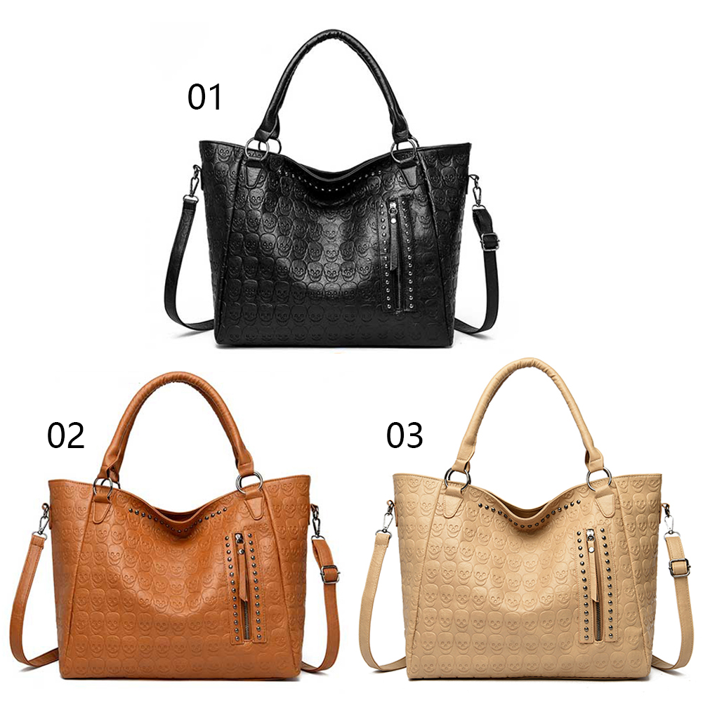 Sac bandoulière Punk Skull en  - Leather Work Handbag avis et prix
