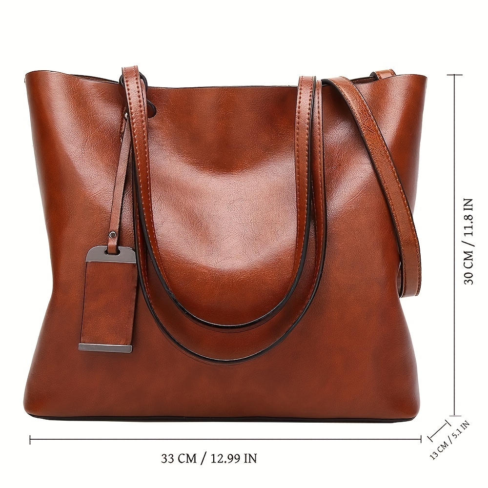 Sac à main fourre-tout en cuir - Leather Work Handbag avis et prix